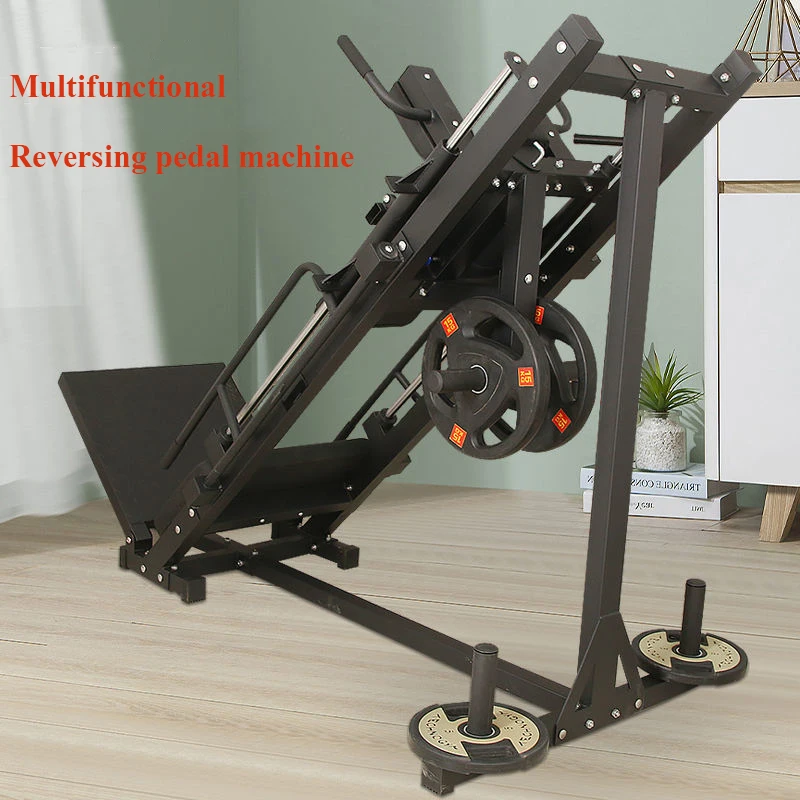 Home Fitness Multi-Functional Thickened Cushion Mute High-Speed Ulley Steel Bearing Squat Machine/Reverse Pedal Machine