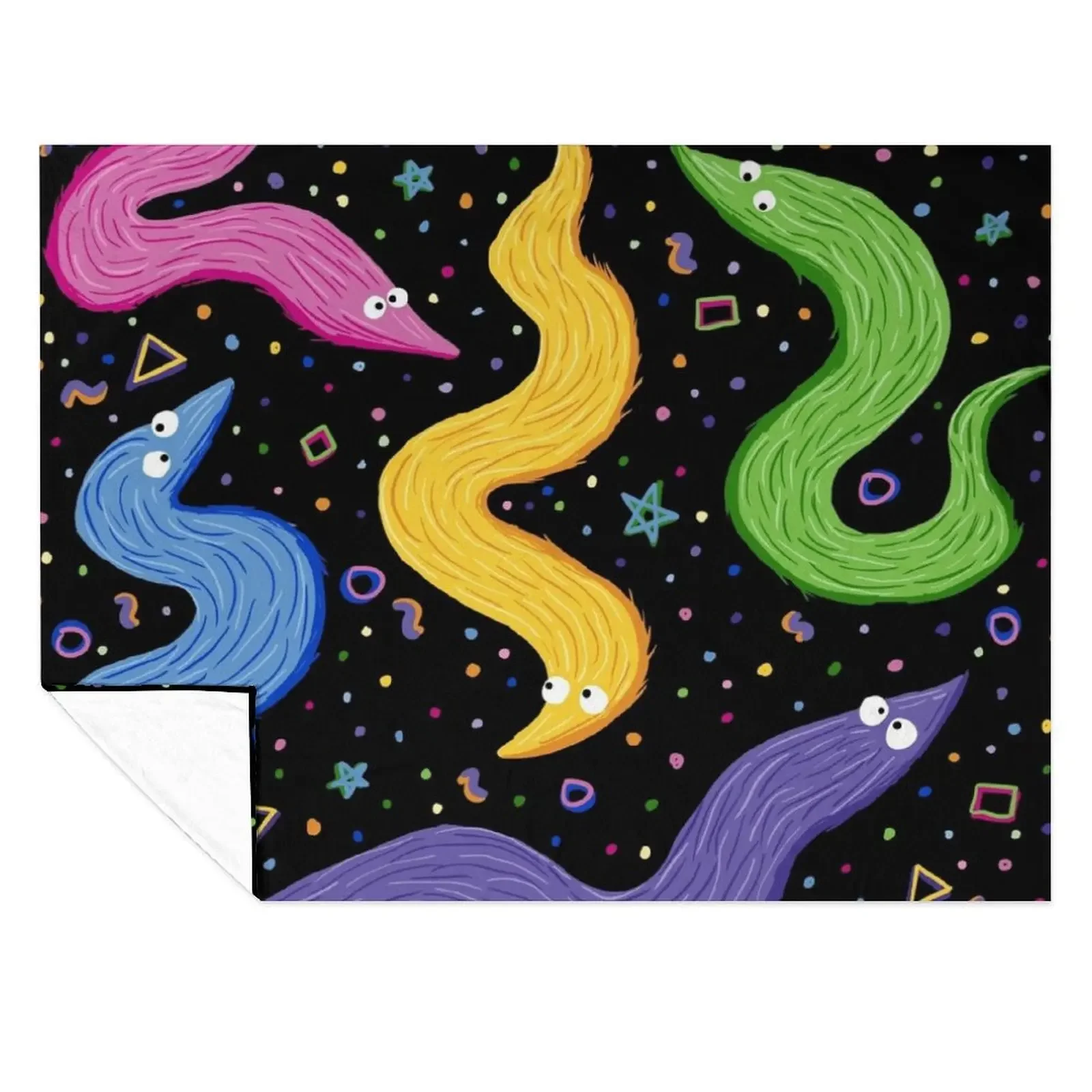 

Bowling Worm On A String Throw Blanket Beach Sofa Soft Plaid For Decorative Sofa Blankets