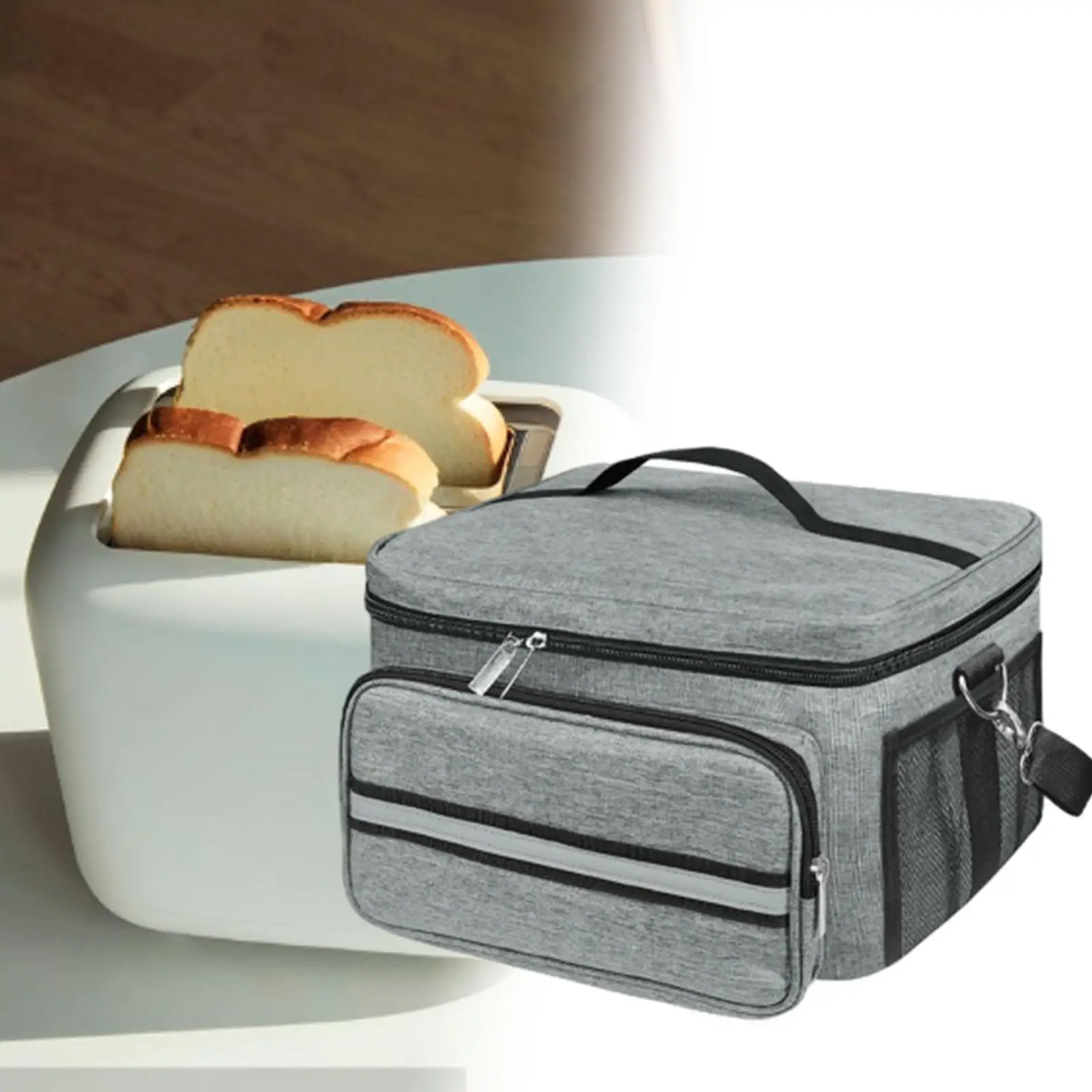 Toaster Storage Bag Toaster Cover Bakeware Protector Waterproof Toaster Cover with Base Toaster Portable Storage Bag