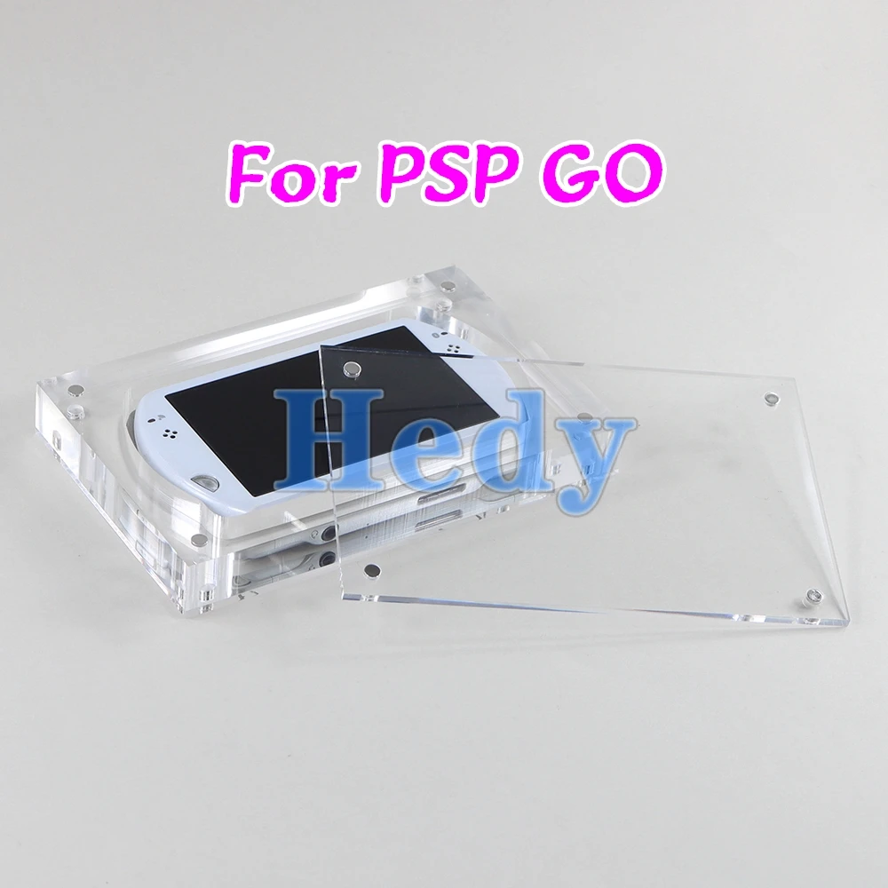 5PCS For PSPGO Transparency Acrylic Magnetic Cover Console Storage Box For PlayStation Portable PSP GO PlayStation Portable Go