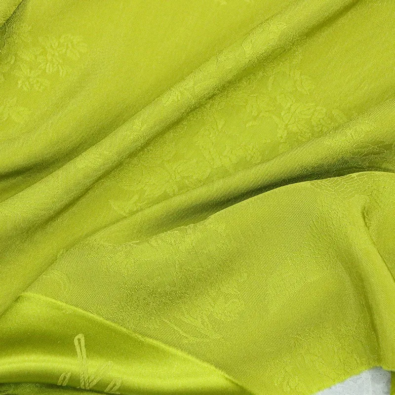 Wenguanle crepe elastic silk jacquard fabric new Chinese-style cheongsam and Hanfu