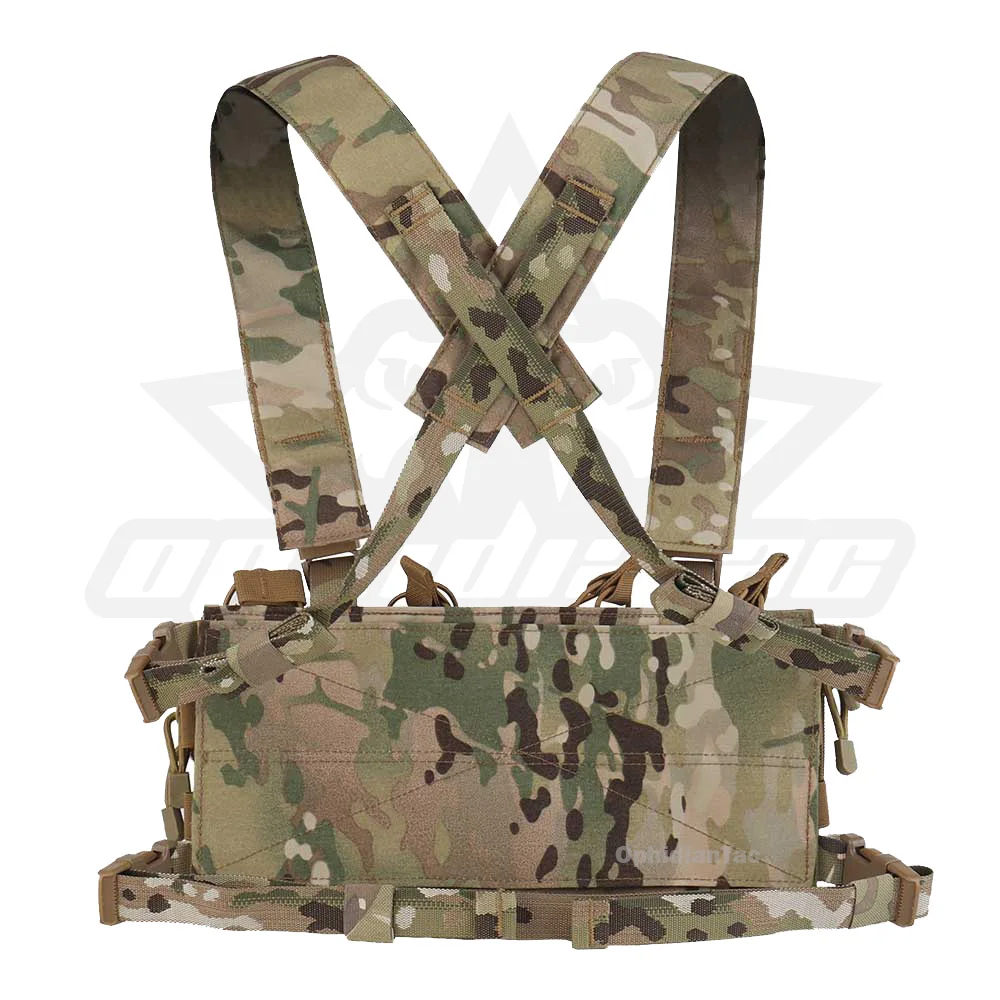 OphidiaTac D3CRH Tactical Chest Rig, wielofunkcyjna modułowa kamizelka do gier Wargame, lekka z etui na Mag, sprzęt myśliwski Airsoft