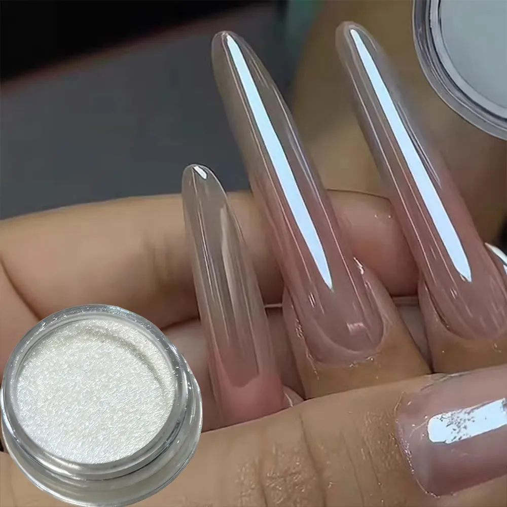 High Transparency Fill Light  Aurora Nail Powder Bright Plated Color Crystal Plating Moonlight Nail Pigment Shiny Manicure Dust1