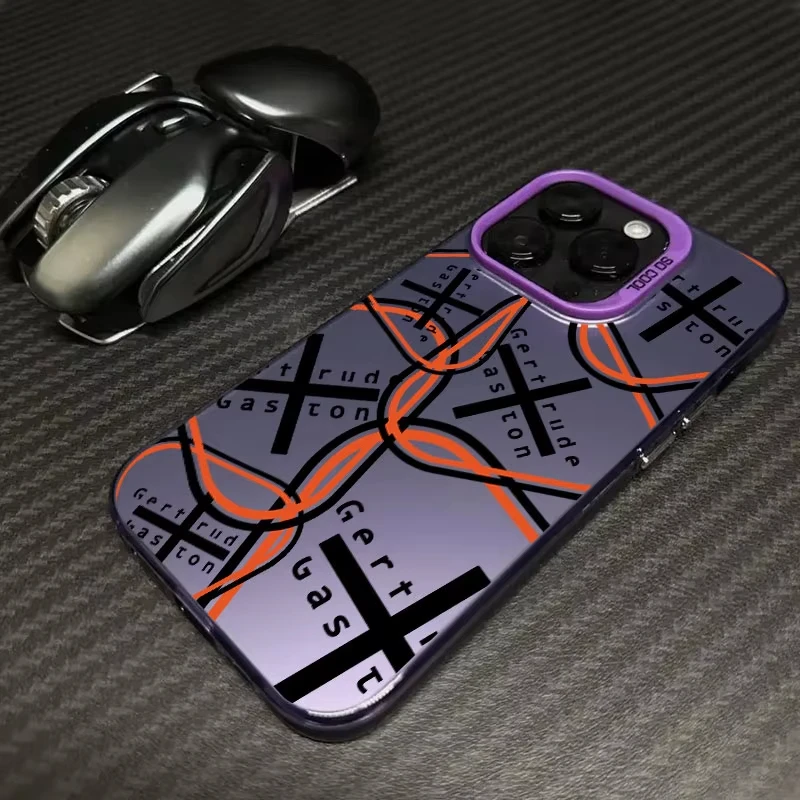 Coque Fashion For-G-Gertrudes- حافظة لهاتف آيفون 17 Air 16 15 14 13 12 11 Pro Max XS XR 15 Plus 16E 17Pro غطاء هاتف مقاوم للصدمات