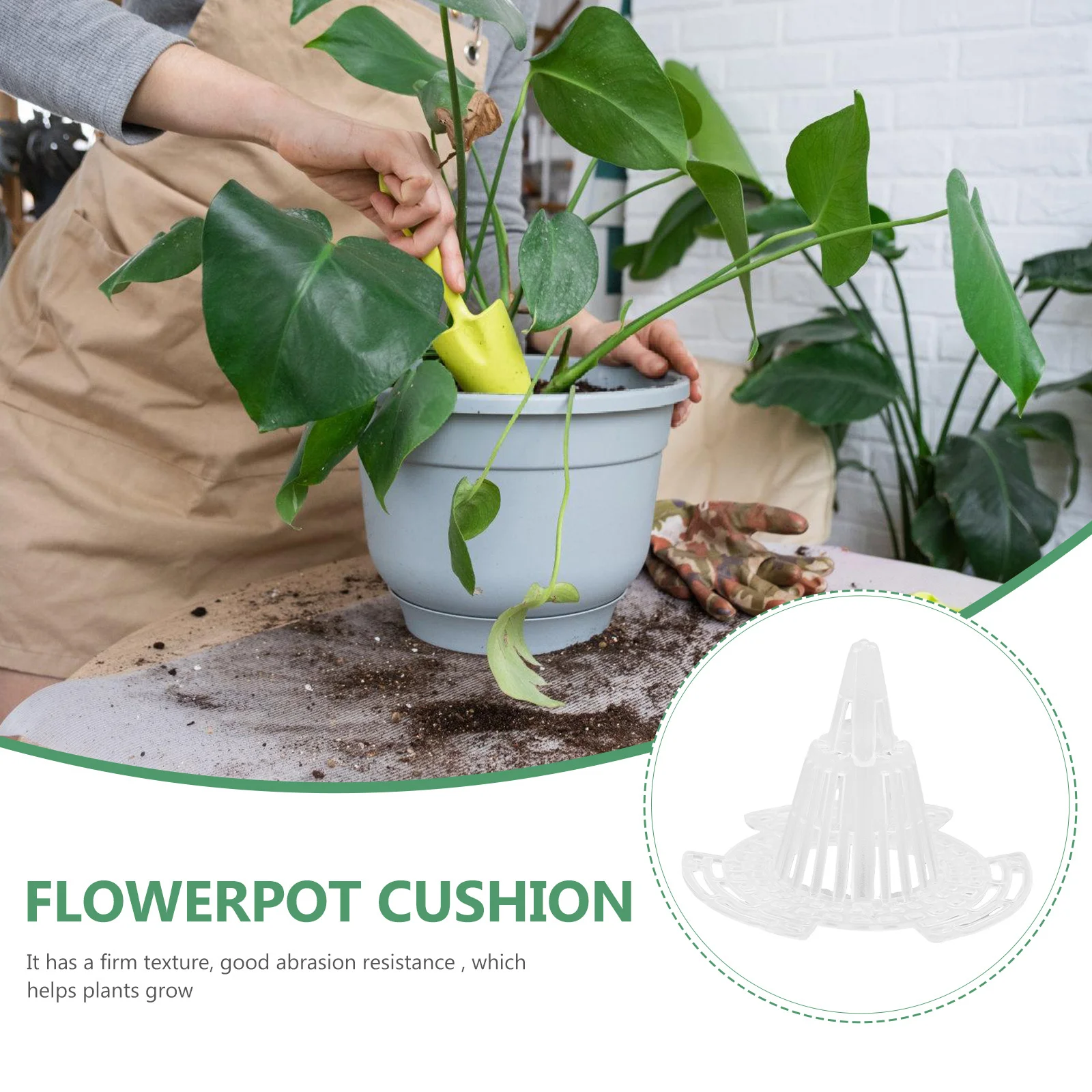 

25Pcs Drainage Basket Pads Plastic Flowerpot Breathable Mesh Insert Durable Planter Bottom Cushion for Bonsai Garden Outdoor