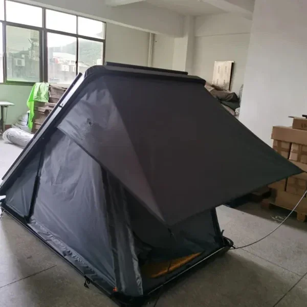 

Tenda da tetto per auto Triangle Aluminum shell Rooftop Tent Car Hard Shell Roof Top Tent triangle camping hard shell roof tent