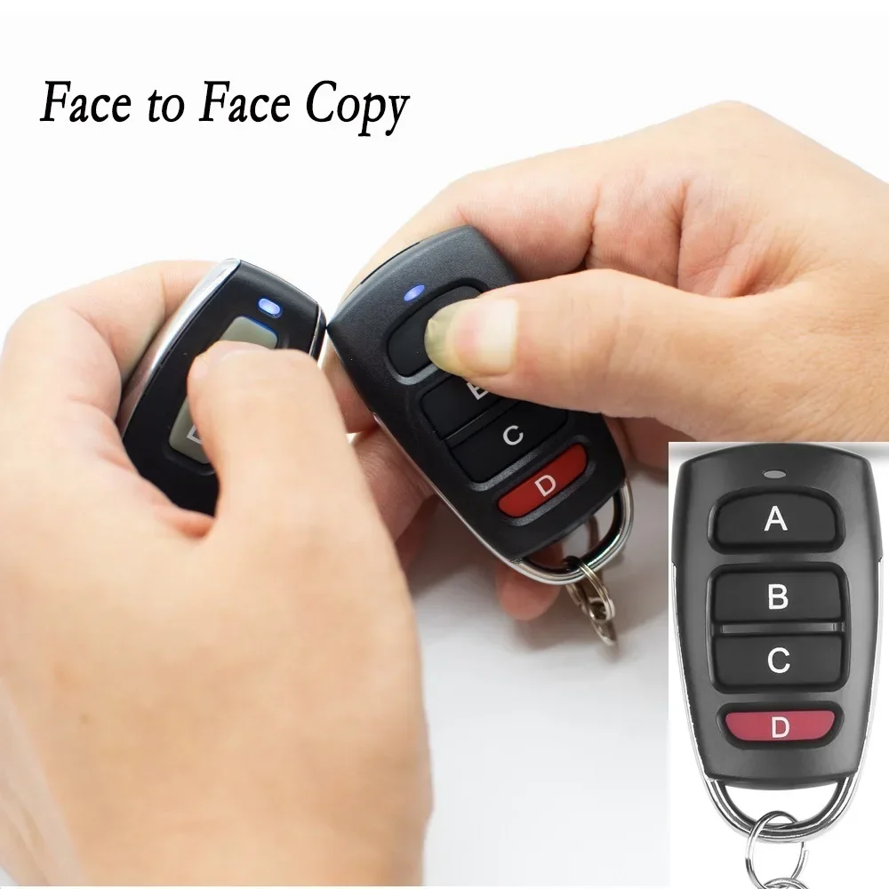 

1/20PCS Wireless RF 433mhz Remote Control Copy Code Garage Door Gate Duplicator 433 Mhz Key Remote Opener