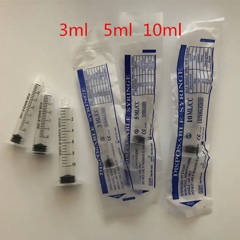 Siringa a vite monouso in plastica 3ml 5ml 10ml iniettore senza aghi per macchina mesoterapia EZ