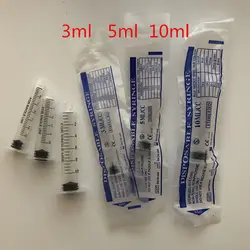 Disposable Plastic Screw Syringe 3ml 5ml 10ml Injector Without Needles For EZ Mesotherapy Machine