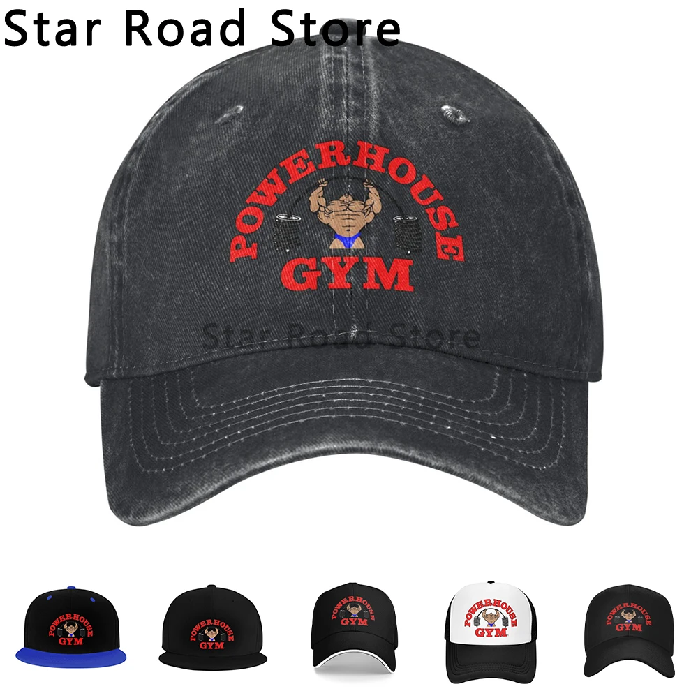 

Personalized Powerhouse Gym Baseball Cap Sports Women Men's Adjustable Fitness Building Muscle Dad Hat Spring for Unisex