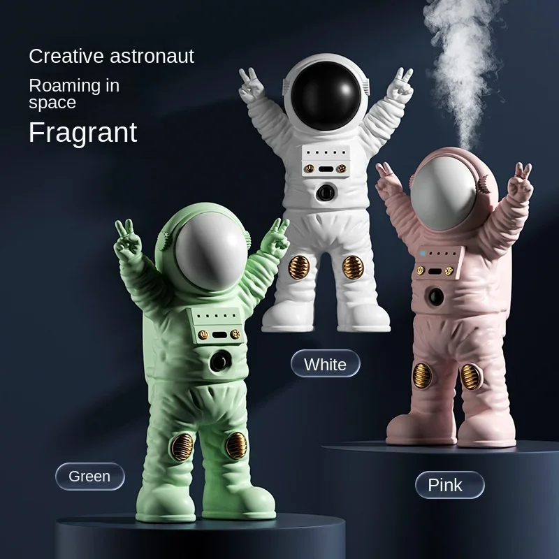 Astronaut Perfume Aroma Diffuser 50ML Electric Aromatic Air Freshener Essential Oil with Automatic Induction Night Light