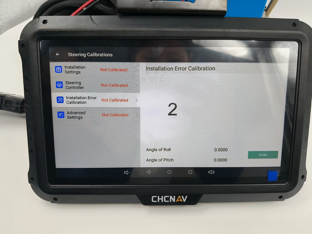 NAV NX510 Sistem Kemudi Otomatis Pertanian NX510 SE Pro Kemudi Otomatis untuk Traktor New Holland Traktor Kemudi Otomatis Gps