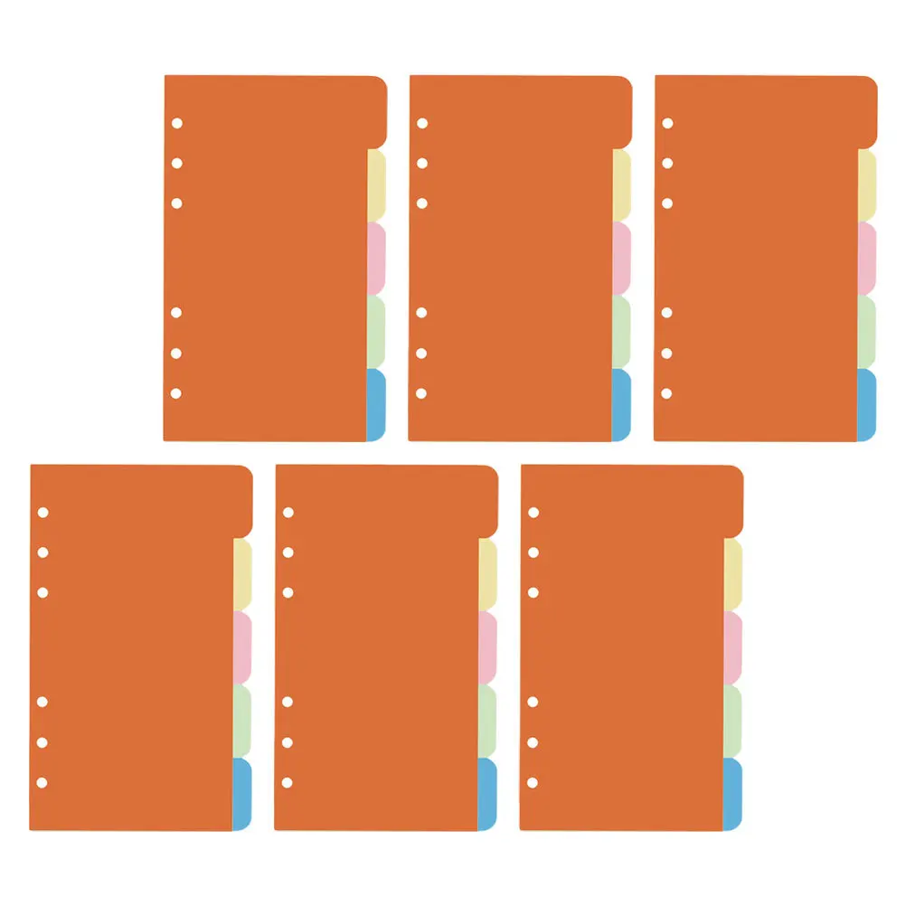 

30 pcs Loose-Leaf Paper Inner Core Dividers Smooth Writing Replacement Papers For Notebook Binder School Stationery 6-Hole