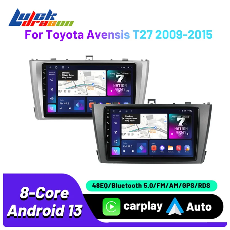 

Android 13 Car Radio For Toyota Avensis T27 2009-2015 Autoradio Car Play Multimedia Automotive Carplay Bluetooth Wireless Audio