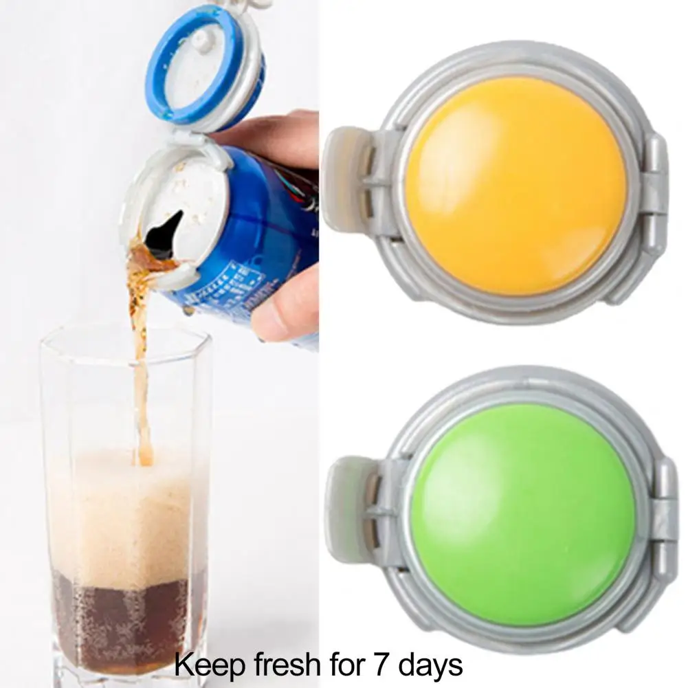 Can Cover Reusable Leakproof Good Sealing Buckle Design Fresh-keeping Soda Drink Saver Cup Drinkware Kitchen Tools for Bar