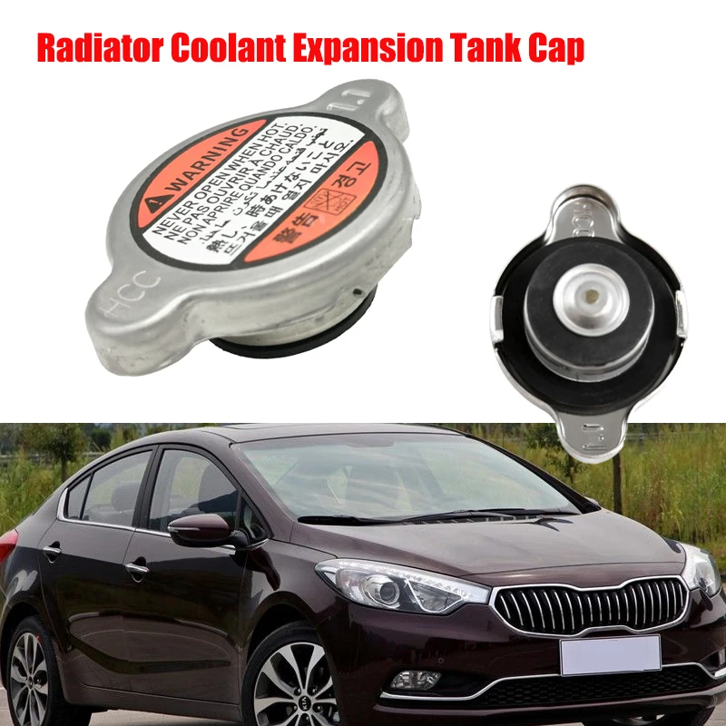 

1pc For Hyundai & Kia I10 I20 I30 & More Auto Water Tank Cap Car Accessories Car Radiator Coolant Expansion Tank Cap 1.1 BAR