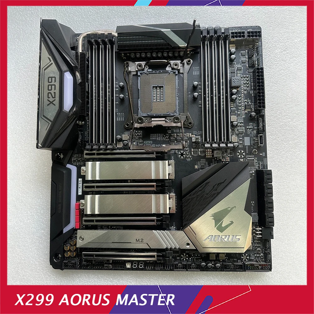 

Оригинальная материнская плата X299 AORUS MASTER LGA2066, поддержка 7960X