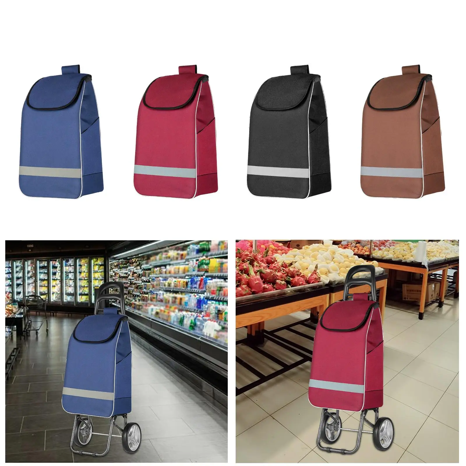 

Складная сумка для покупок, сменная тележка для хранения, запасная сумка для улицы, дома в помещении