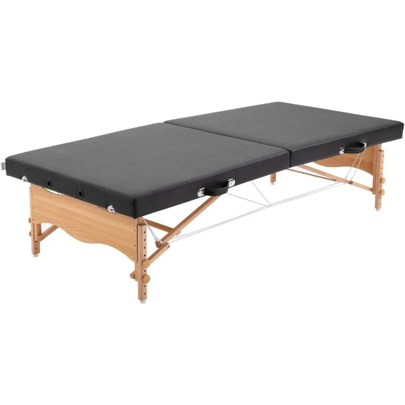 Low-Level Portable Massage Table, Black