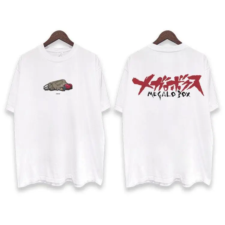 

Armored Heavy Fist Megalobox American Retro Short-sleeved Men's T-shirt Pure Cotton Heavy Half-sleeved Loose Couple Fashion