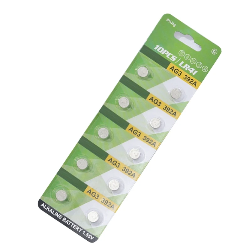 Multipacks of 10pcs LR1130 LR41 LR44 Watch Battery Alkaline Button Batteries Button Batteries for Toy & Timepiece Dropshipping