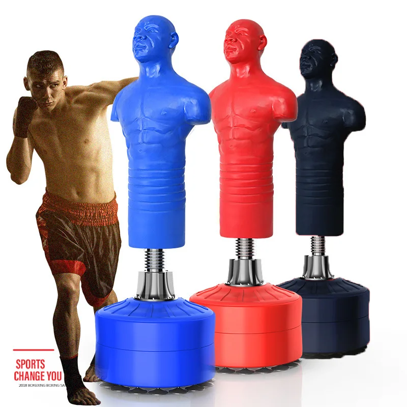 

Psychological counseling cathartic stress relief rubber dummy sandbag Tumbler Sandbox humanoid boxing box sandbag