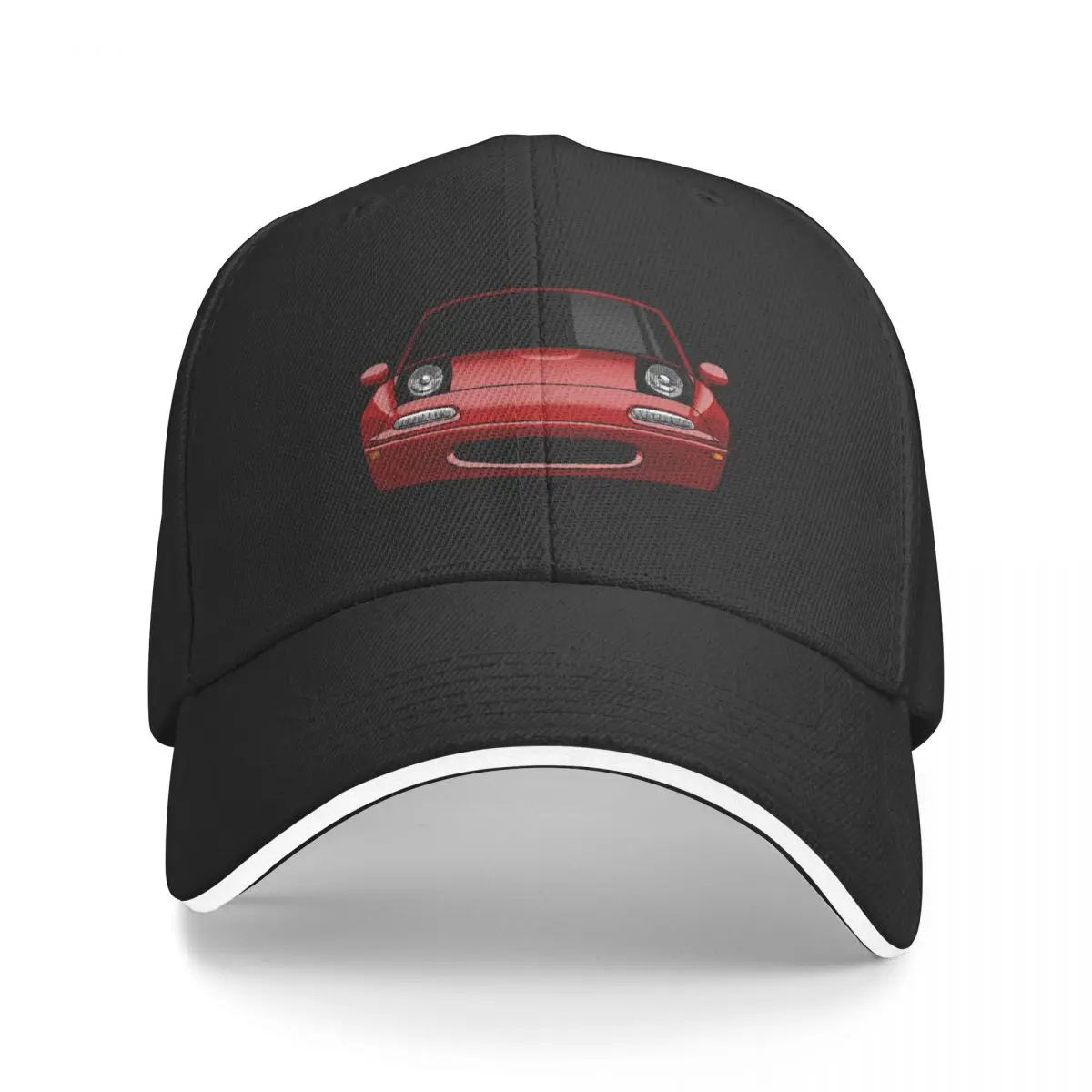 My drawing of classic Japanese roadster car NA Baseball Cap hard hat Golf Hat Man Woman Men's