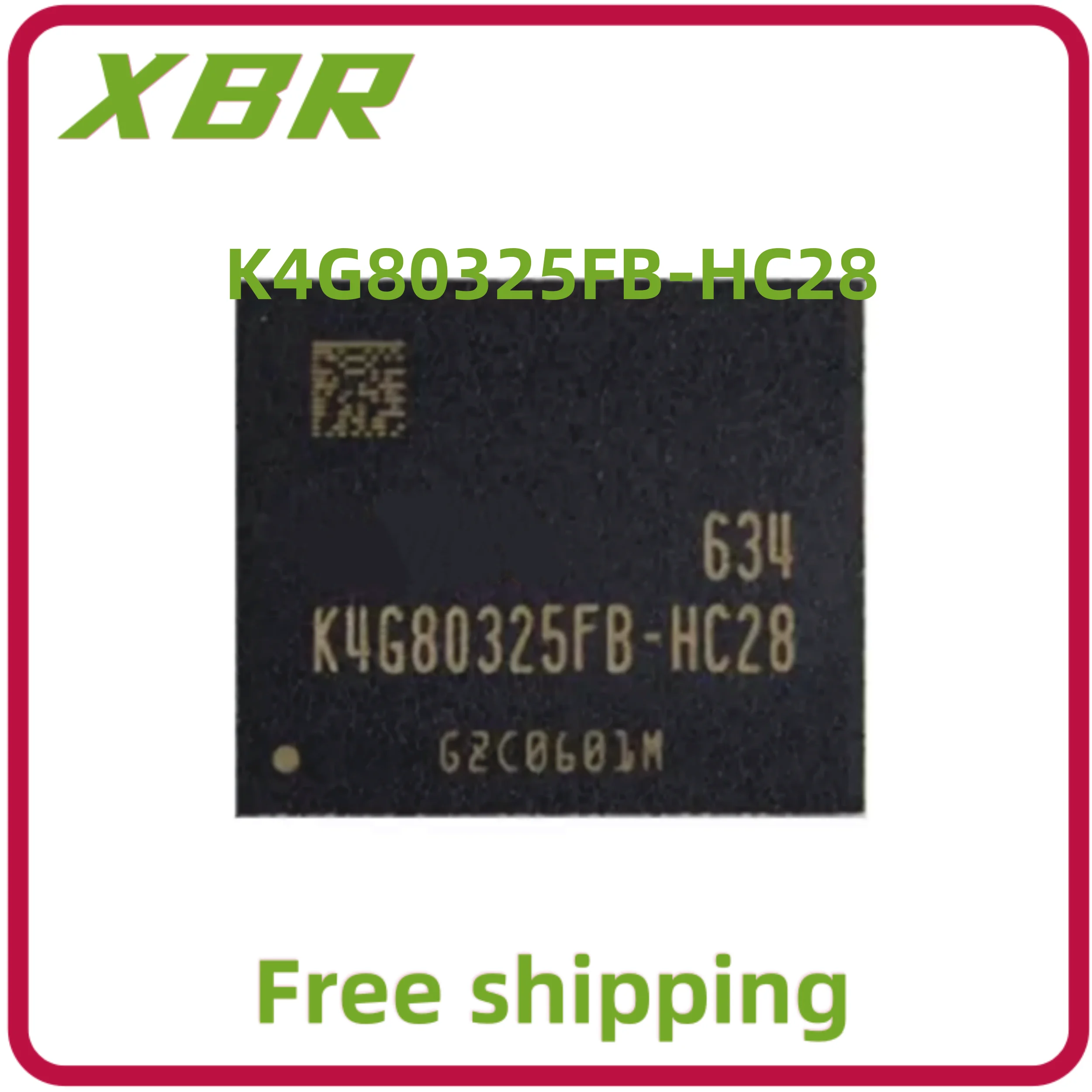 2/5/10/30 قطعة K4G80325FB-HC28 FBGA-170 8G 16K/32ms 256M*32 DDR5 أصلي متوفر شحن مجاني