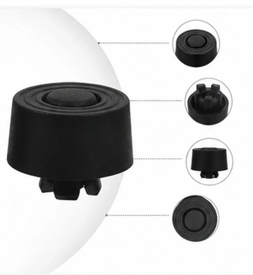 50Pcs Desktop Computer Case Feet Shock Absorbing Anti Vibration Pc Tower Base Support Snap- -in 8Mm Panel Hole Non Slip