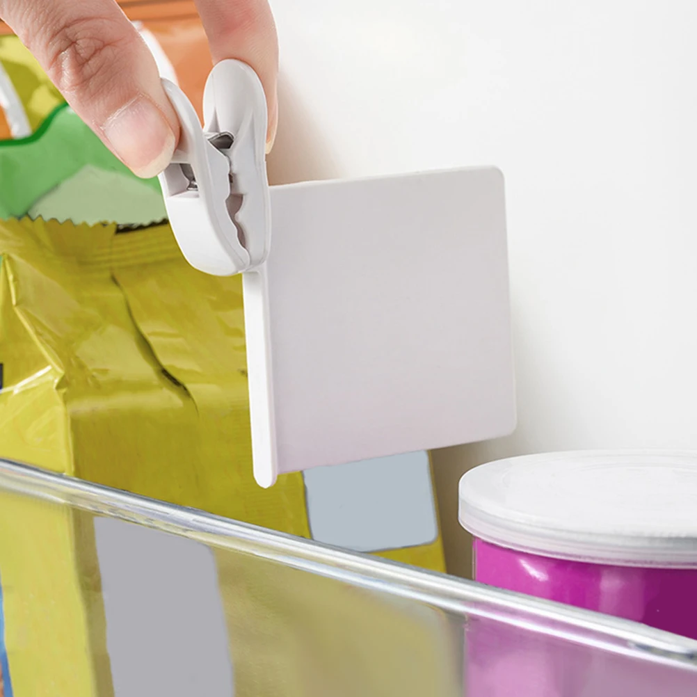 

8 Pcs Divider Board Storage Box Refrigerator Clip Side of Fridge Partition Sealing Plate Shelf Clips