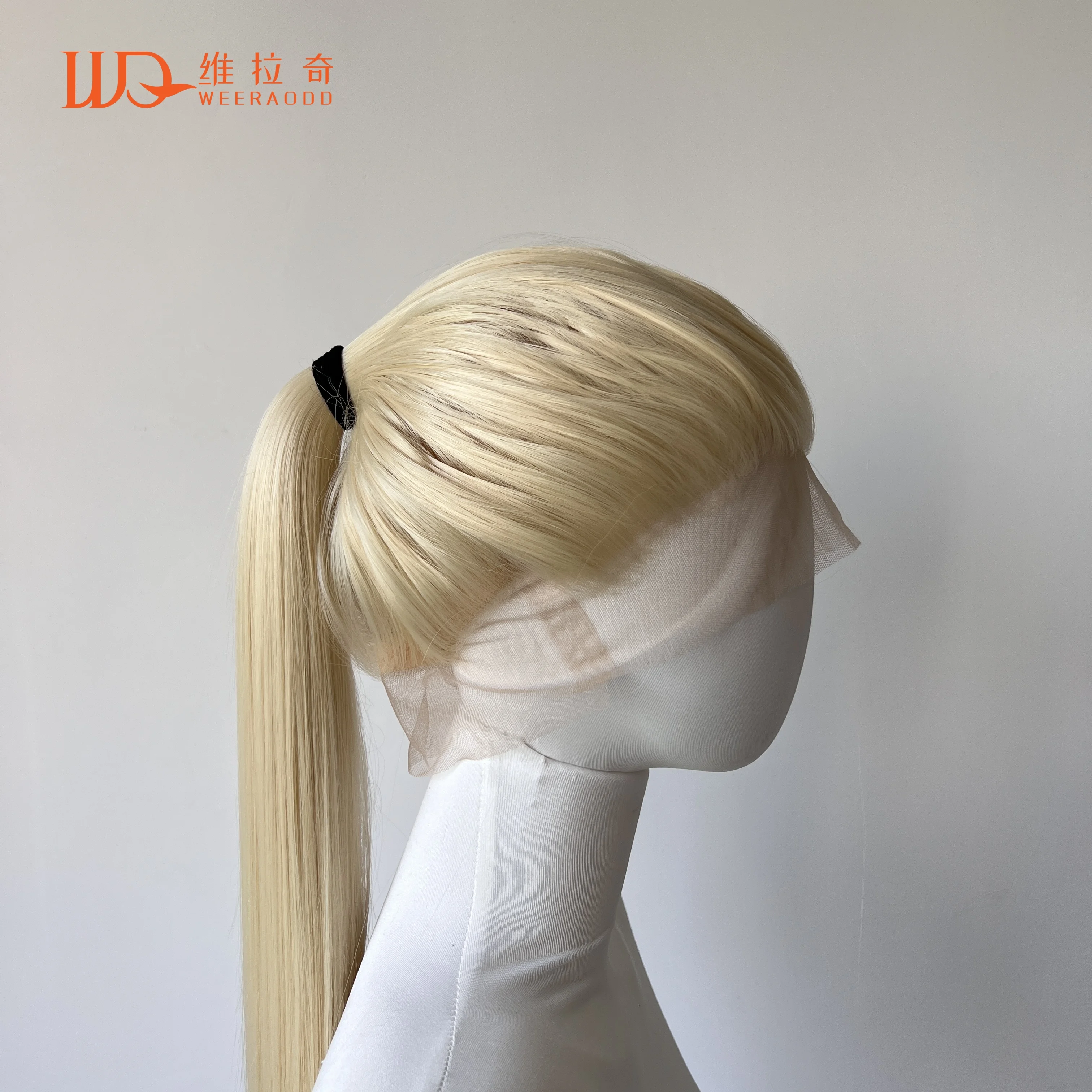 

Светло-русый цвет, синтетические полные кружевные парики для чернокожих женщин, термостойкие, 26 дюймов, длинные прямые, с завязками вручную, свободная часть 150%