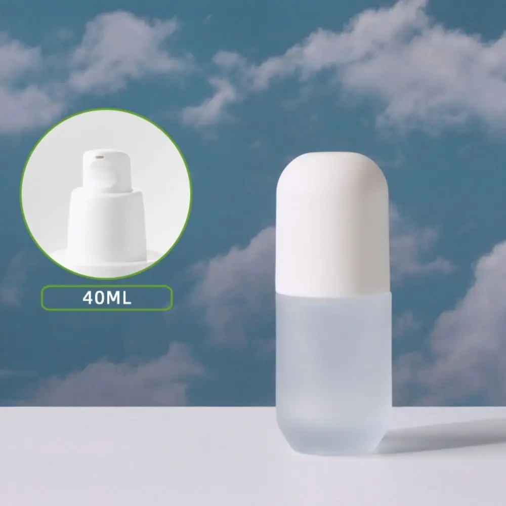 Bouteille à pompe à Lotion 30-120ml, distributeur de crème à pression vide, bouteille de fond de teint liquide Transparent