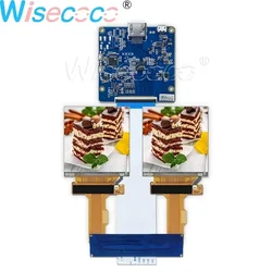 Wisecoco 2.9 Inch 60HZ Dual Screen 1440x1440 LCD TFT Display 40 PINS MIPI Control Board LS029B3SX04 VR HMD AR