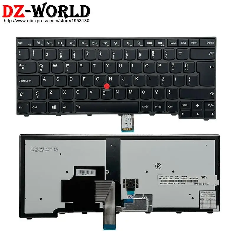 TR Turkish Backlight Keyboard for Lenovo Thinkpad T440 S T450 T450S T460 L440 L450 L460 L470 E431 E440 01EN496 04Y0890 01AX338