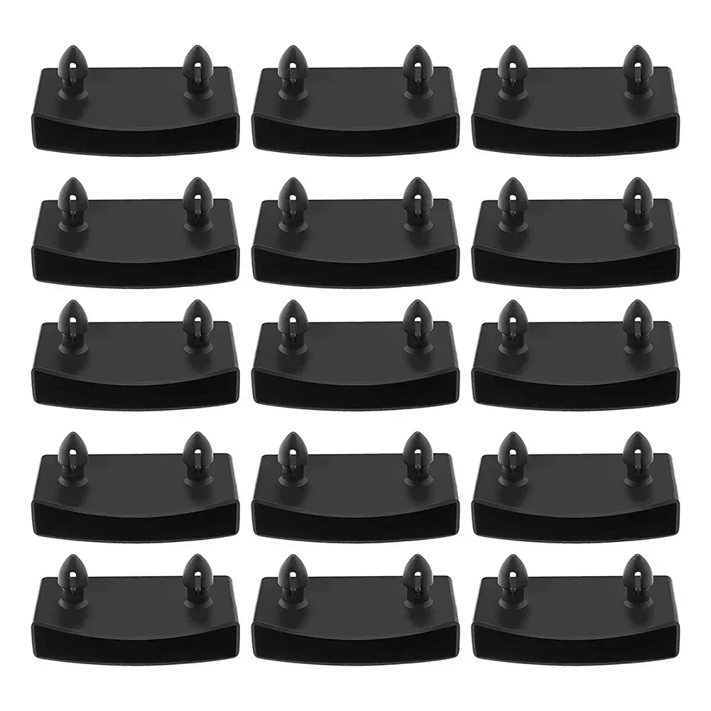 50pcs Replacement Wooden Bed Slat Plastic Middle Cover End Cover Bracket 55mm Interior Accessories Clips Fasteners