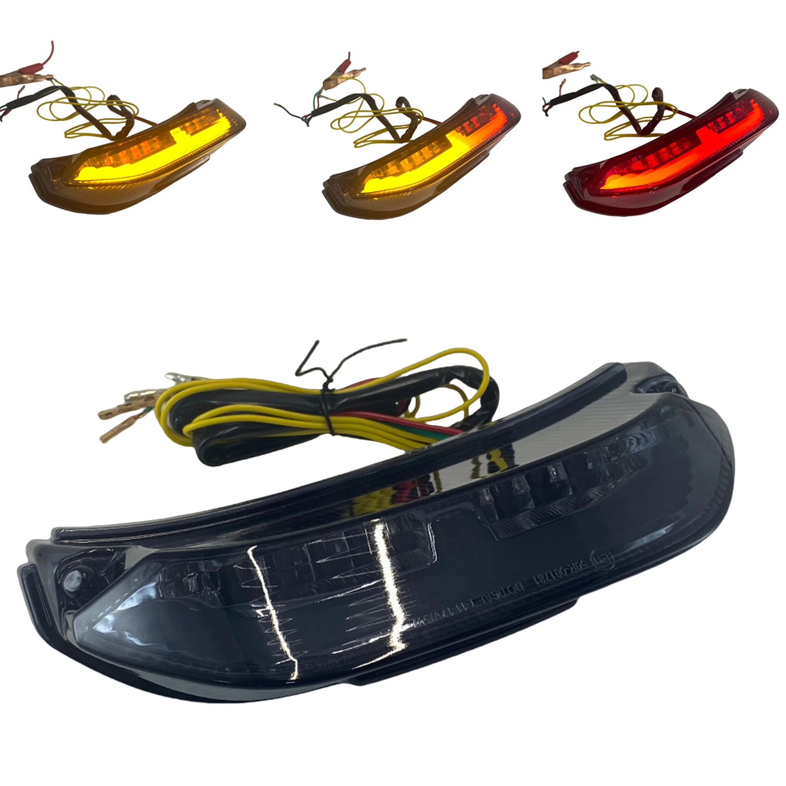 

For Honda CBR600RR 2013-2024 Motorcyle Rear Tail Light LED Turn Signal Stop Brake Light Lamp