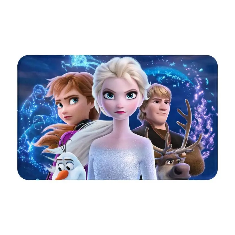 Custom Animation Cartoon TV Movie Frozen Doormat Anti-Slip Bath Kitchen Floor Door Mat Bedroom Balcony Rug Carpet Footpad