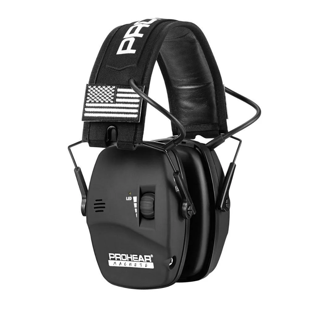 Top Tactical Hunting Earmuffs, Proteção Auditiva Tiro Eletrônico, Fone De Ouvido Protetor Para Caça, Amplificação De Som, NRR22db