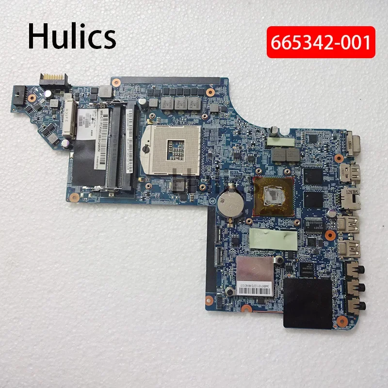 Hulics Used For HP Laptop Mainboard 665342 Fit  665342-001 DV6-6000  Motherboard