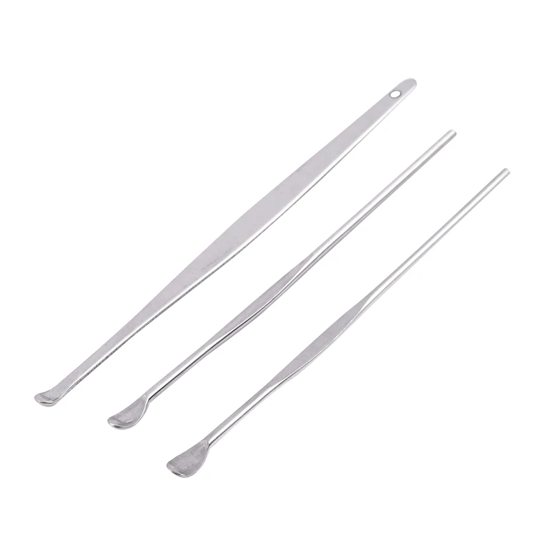 10 Pcs Unisex Stainless Steel Spiral Ear Pick Spoon Ear Wax Removal Cleaner Ear Care Beauty Tools Multifunction With Box