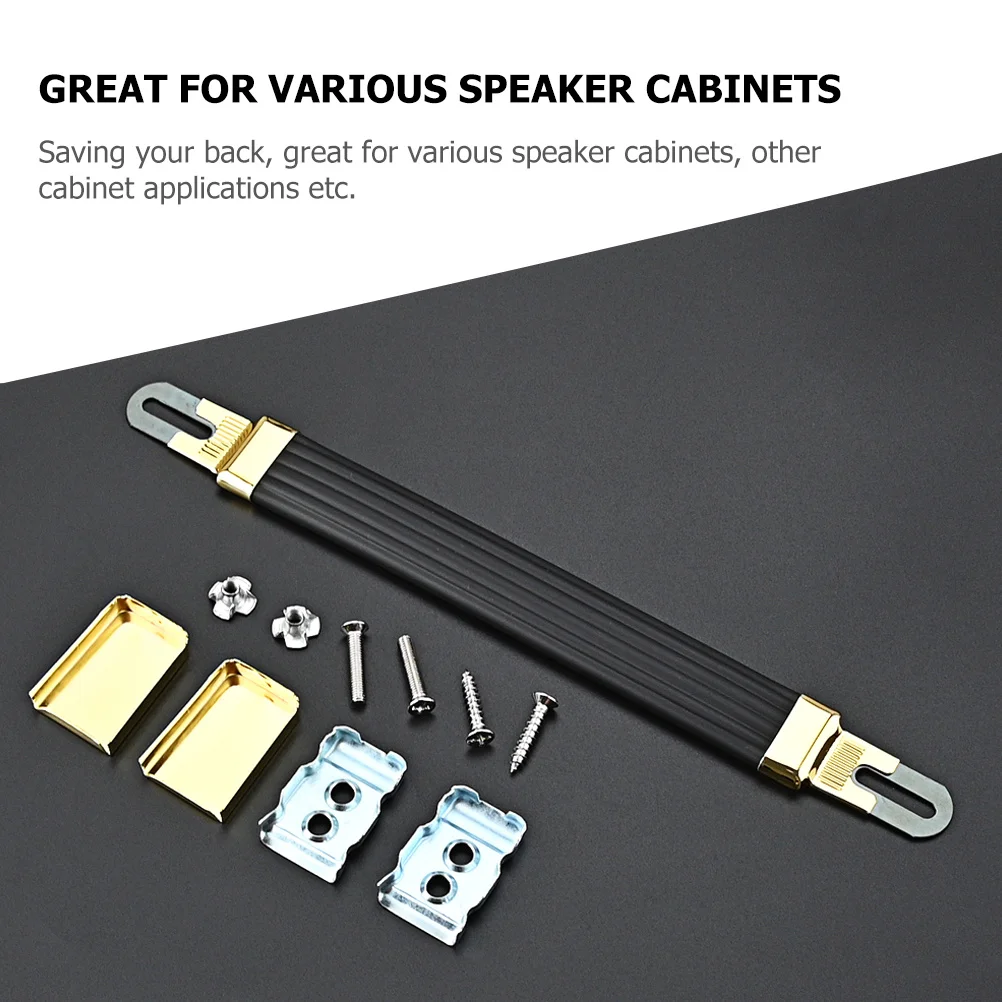 

1Set Amp Speaker Handle Strap Premium Reinforced Handle for Sound Box Cabinet Reliable Transport Grip for Outdoor Indoor Audio