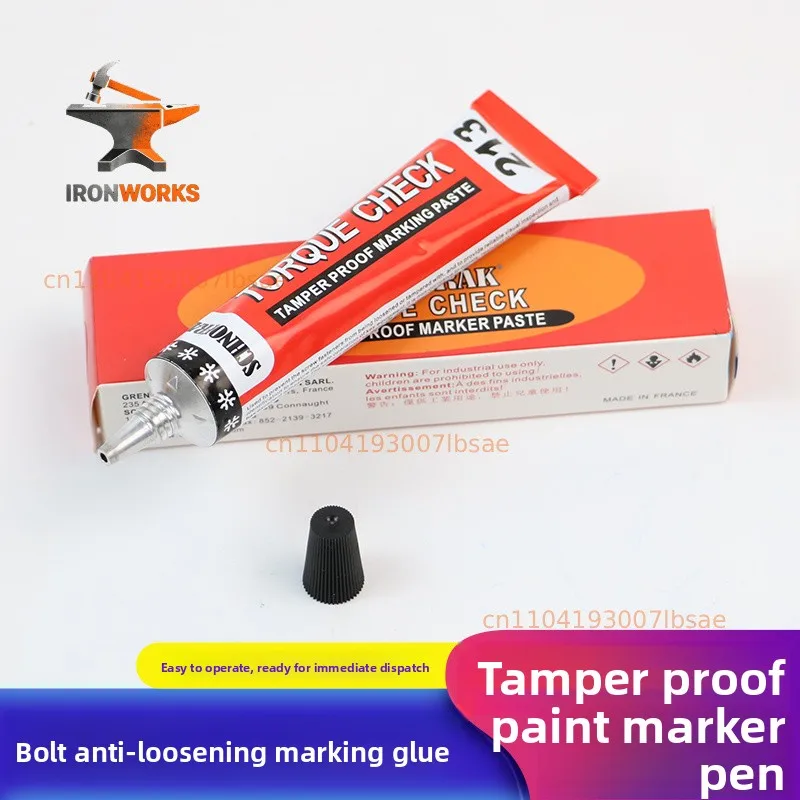 213 marking pen SCHNOFRAK bolt locking torque check tamper proof disassembly identification color paste marking adhesive