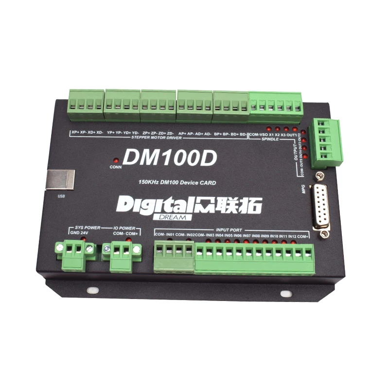 DM100D Cnc Controller NCH02 3axis 4axis 5axis Dsp Cnc Dsp Controller