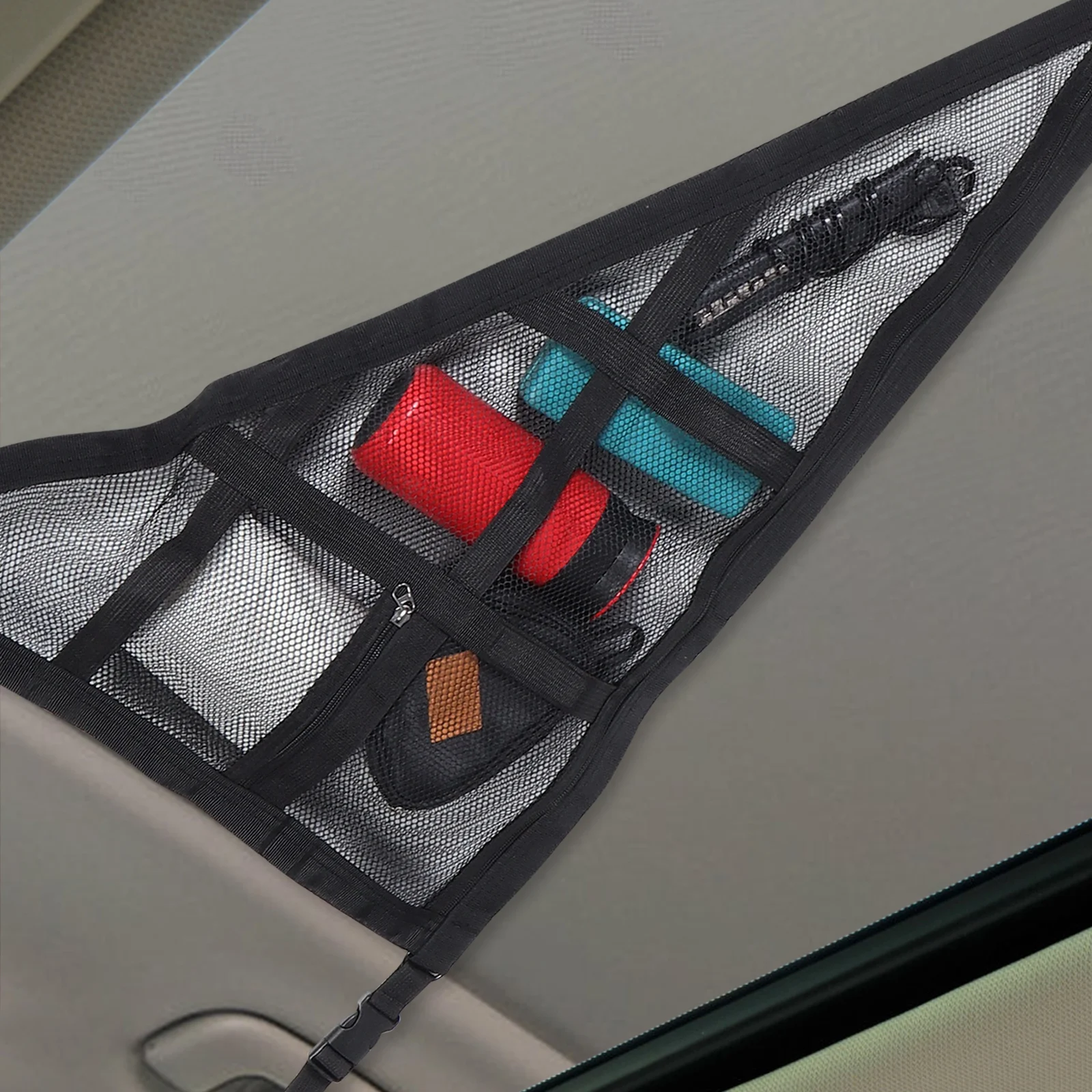

Roof Storage Camping Accessories for Suv Cargo Net Organizer Ceiling Interior Pocket Mesh
