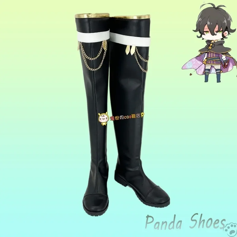 Bungo Stray Dogs Shimazaki Toson Scarpe Cosplay Anime Cos Stivali lunghi rossi BSD Fyodor D Costume Cosplay Prop Scarpe Con Halloween