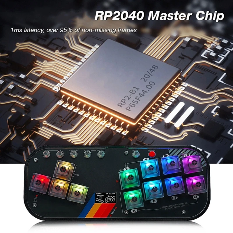 

Best Seller Game Controller Fighting Joystick Mini Controller SOCD Fightstick Gaming Accessories with Type-C Port