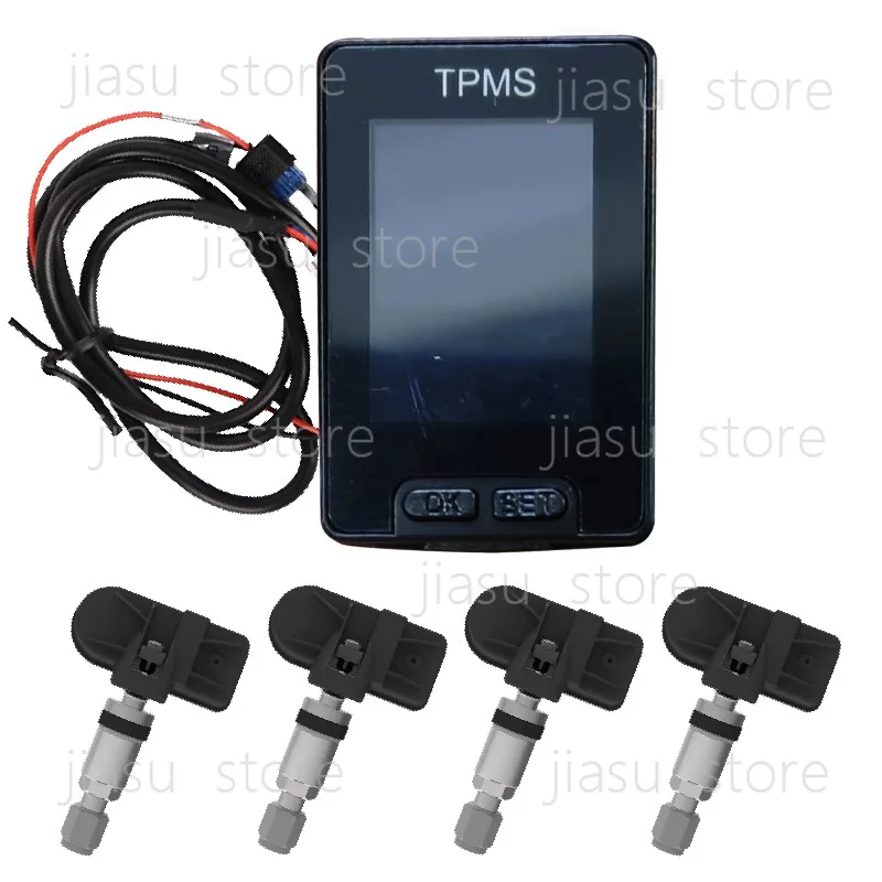 Built-in TPMS Tire Pressure Detector MS Sensor, Auto Tire Temperature & Pressure Monitoring for Car