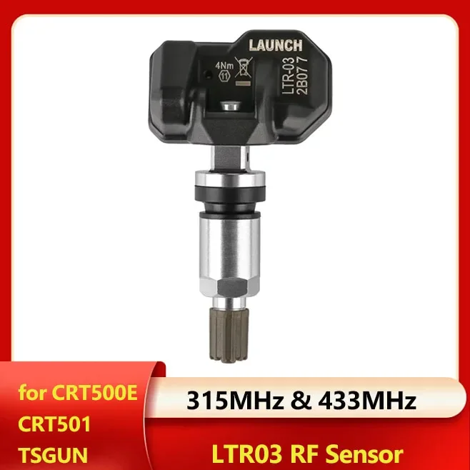 LAUNCH LTR03 RF Sensor 315 433MHz Tire Repair Tool ScannerTire Pressure Monitor Tester Programming for CRT501/ CRT500E/TSGUN