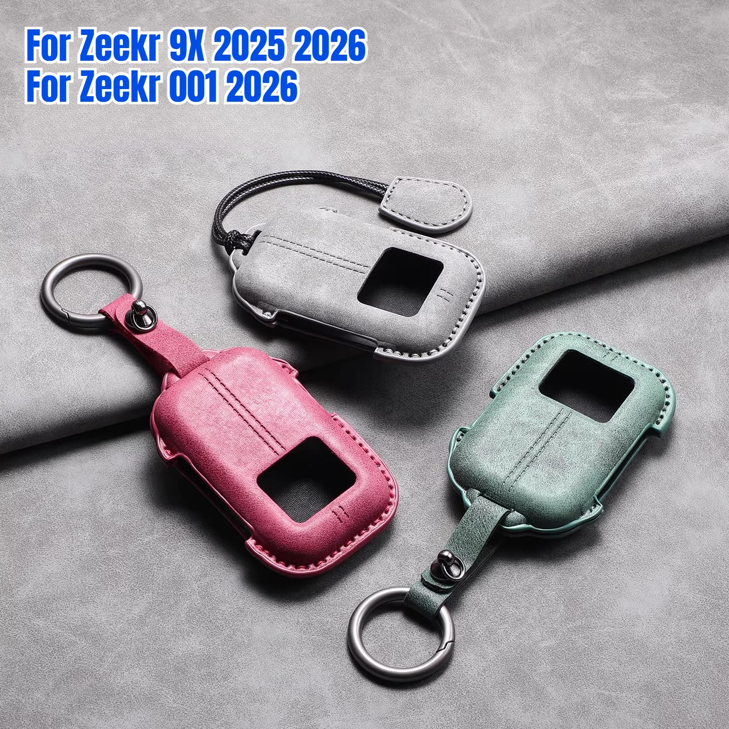

For Geely Zeekr 9X 2025 Car Key Cover Zeekr 001 2026 Full Coverage Protective Shell Electric Vehicle Key Case Interior Accessory
