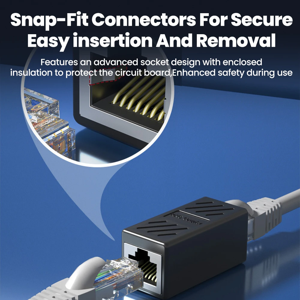 

Разъем RJ45, сетевой удлинитель Ethernet, адаптер-удлинитель, адаптер кабеля Ethernet, гигабитный адаптер сетевого кабеля «мама-мама»